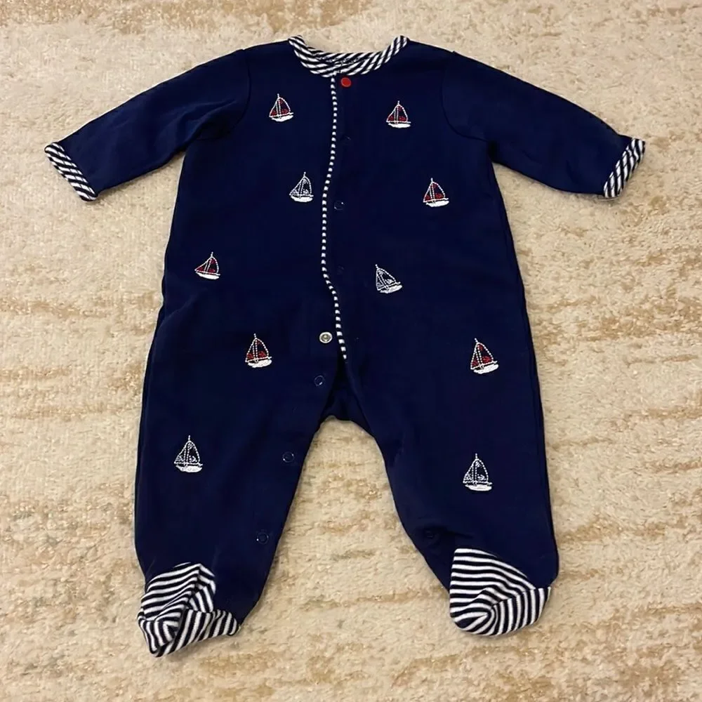 NWOT Little Me Footie Jumpsuit Romper Pajamas Onesie 3 Months